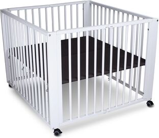 tiSsi® Parc bébé Moritz bois, blanc