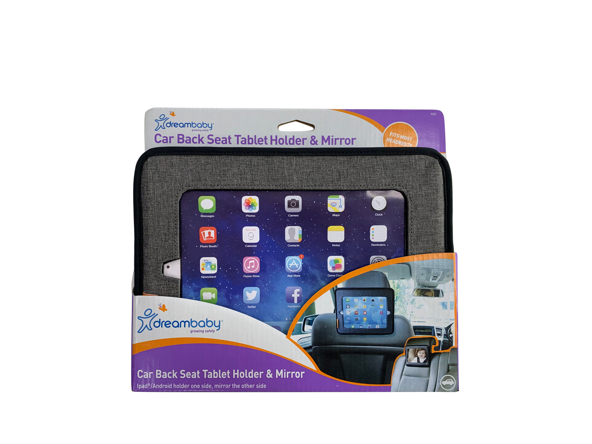 DreamBaby Στήριγμα Tablet & Καθρέφτης Αυτοκινήτου Grey DreamBaby