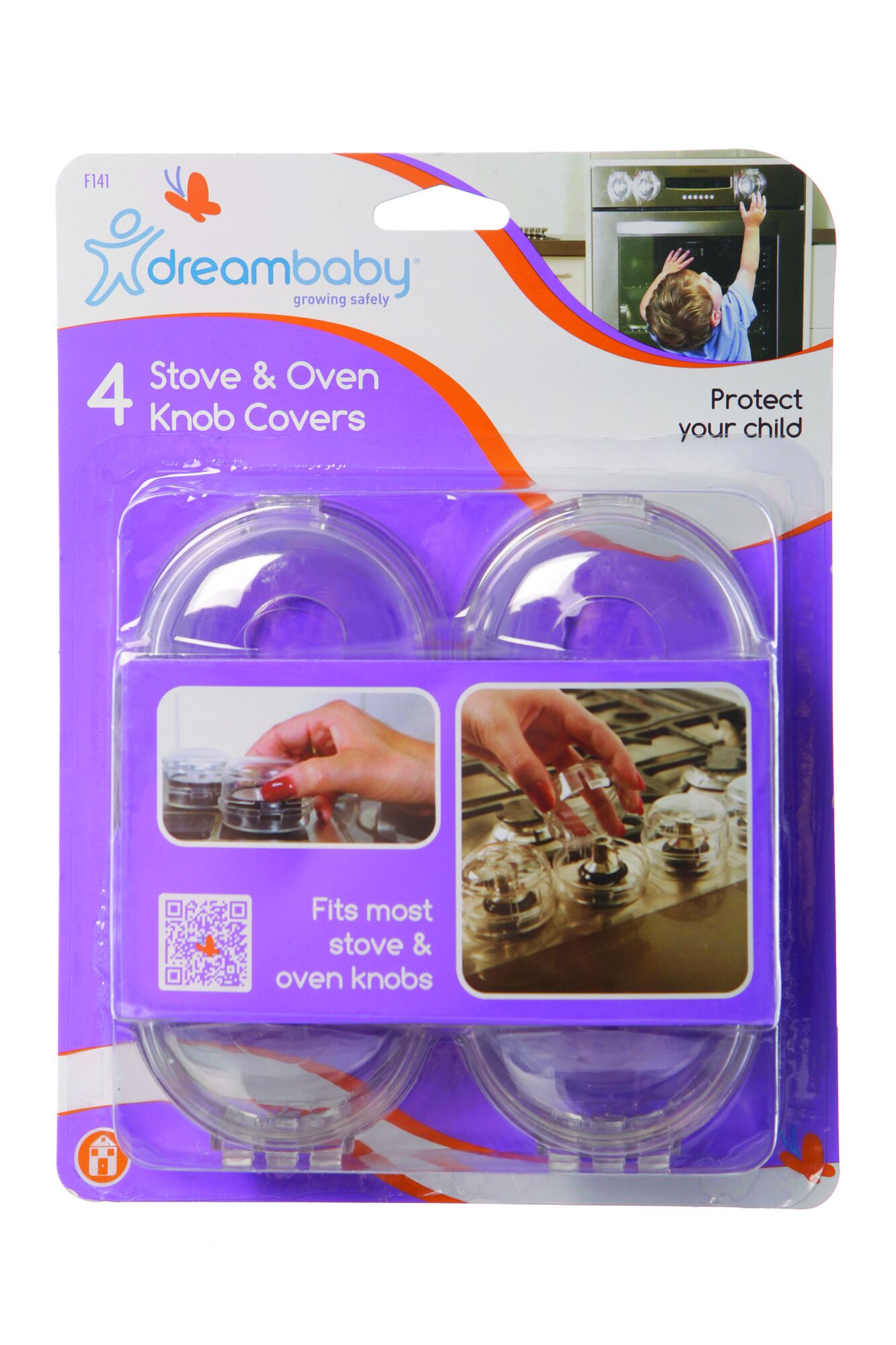 DreamBaby Ασφάλεια DreamBaby Προστατευτικά Κουμπιών Ηλεκτρικής Κουζίνας / Φούρνου  4τμχ