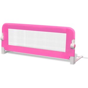 vidaXL Barriera di Sicurezza per Letto Bambino 102 x 42 cm Rosa