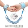 Qiwenr M Baby Anti-verloren Riem,Kinderveiligheidsarmband Anti-verloren Polsband Baby Anti-verloren Riem met Slot en,Riem voor Reizen Winkelen Exploring Helper(Blauw)