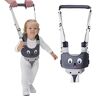 IULONEE Baby Wandelen Harnas Handvat Verstelbare Peuter Wandelen Assistent Kind Hand Held Opstaan en Wandelen Leren Helper Baby Wandelen Riem Teugels Kids Veiligheid Harnas 7-24 Maand (Grijs)