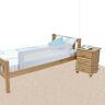 Safetots Extra Breed Bedhek Wit 140cm Breed x 50cm Hoog, Peuter Bedhek voor Veiligheid, Veilig Kinder Bedhek