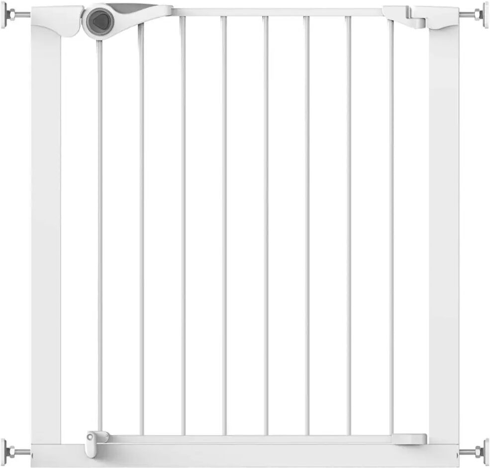 Noma Portão de segurança Easy Pressure Fit 75-82 cm metal branco 93439