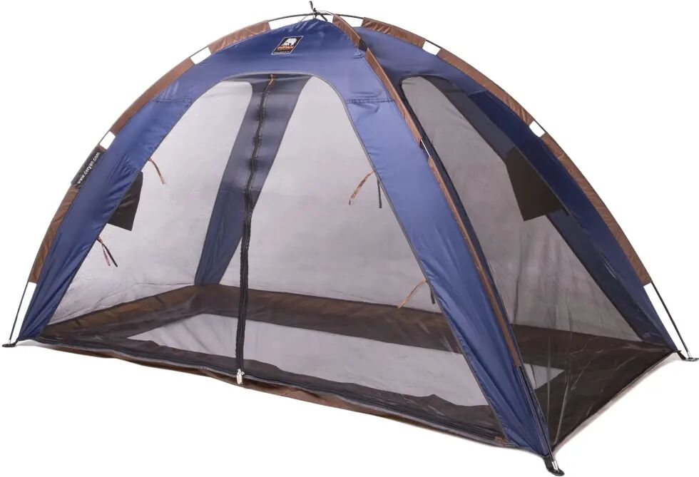 DERYAN Tenda para cama à prova de mosquitos 200x90x110 cm azul