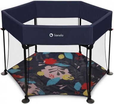 Lionelo Parque de Bebé Roel Blue Navy (132 x 132 x 69,5 cm)