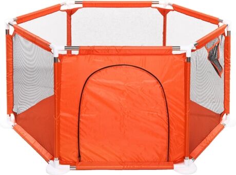 Insma Parque IS-P12 Baby Playpen (Laranja - 129x66 cm)