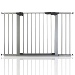 Symple Stuff No Screw Stair Safety Baby Gate gray 72.0 H x 79.6 W x 3.0 D cm