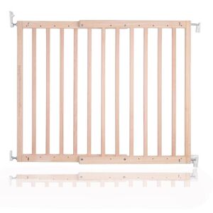 (Natural Wood) Safetots Top of Stairs Baby Gate