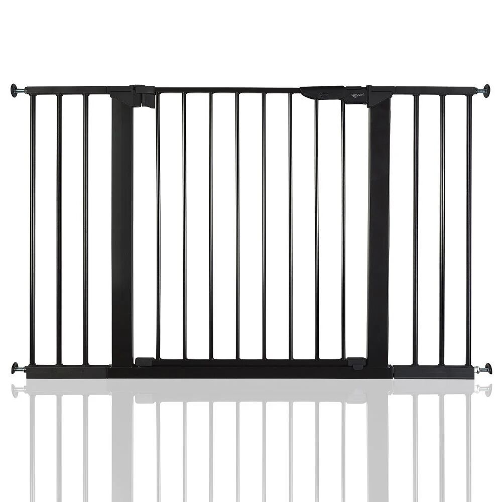 Symple Stuff No Screw Stair Safety Baby Gate black 72.0 H x 99.8 W x 3.0 D cm