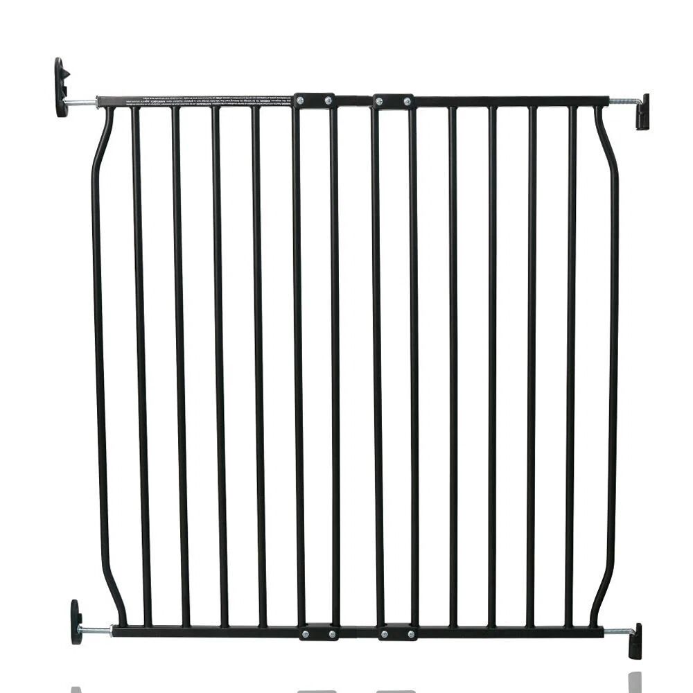 Safetots Safety Barrier Baby Gate black 78.0 H x 90.0 W x 1.5 D cm