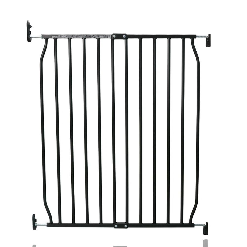 Bettacare Eco Screw Fit Wall Mounted Pet Gate black 77.5 H x 130.0 W x 1.5 D cm