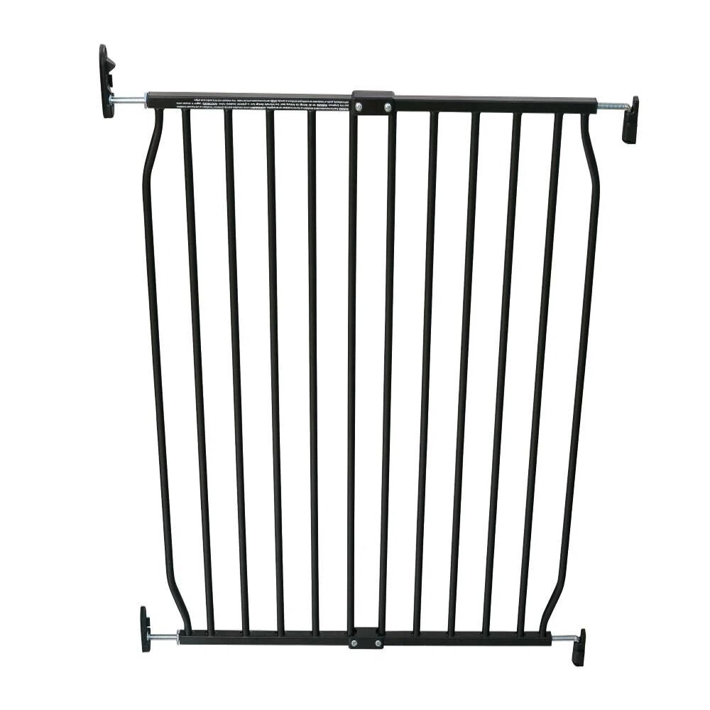 Safetots Eco Screw Fit Stair Extra Tall Baby Gate black 100.0 H x 110.0 W x 1.5 D cm