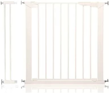 Symple Stuff No Screw Stair Safety Gate Symple Stuff Colour: White, Size: 86cm H x 93.3cm W  - Size: 104 cm H x 101.9cm W