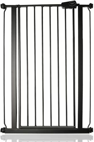 Symple Stuff Tall Safety Gate Symple Stuff Colour: Slate Grey, Size: 100.8-108.4cm W  - Size: 94.3-101.9cm W