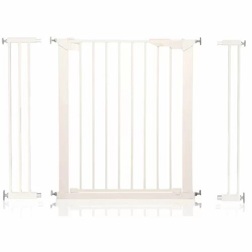 Symple Stuff No Screw Stair Safety Gate Symple Stuff Colour: Black, Size: 105.5cm H - 112.8cm W  - Size: 104 cm H x 84cm W