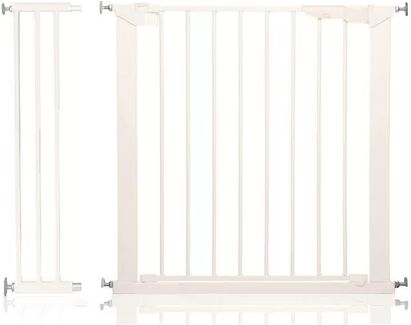 Symple Stuff No Screw Stair Safety Gate Symple Stuff Colour: Black, Size: 92.5cm H x 99.8cm W  - Size: 69cm H X 155cm W X 44cm D