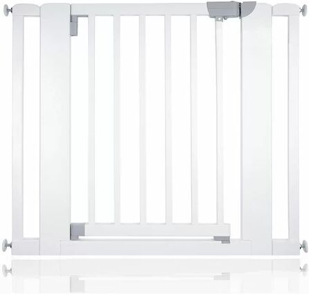 Symple Stuff Wooden Pressure Fit Stair Baby Gate Symple Stuff Colour: White, Size: 74cm H x 81cm W x 4cm D  - Size: Runner 80 x 240cm