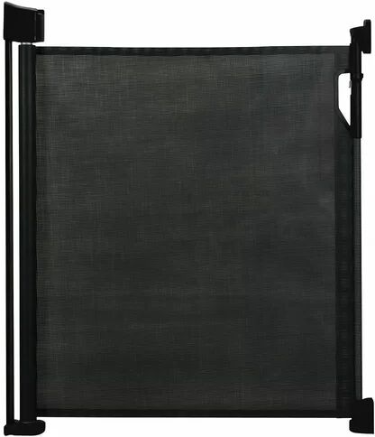 Symple Stuff Advanced Retractable Safety Gate Symple Stuff Colour: Black  - Size: 76 cm H x 61 cm W