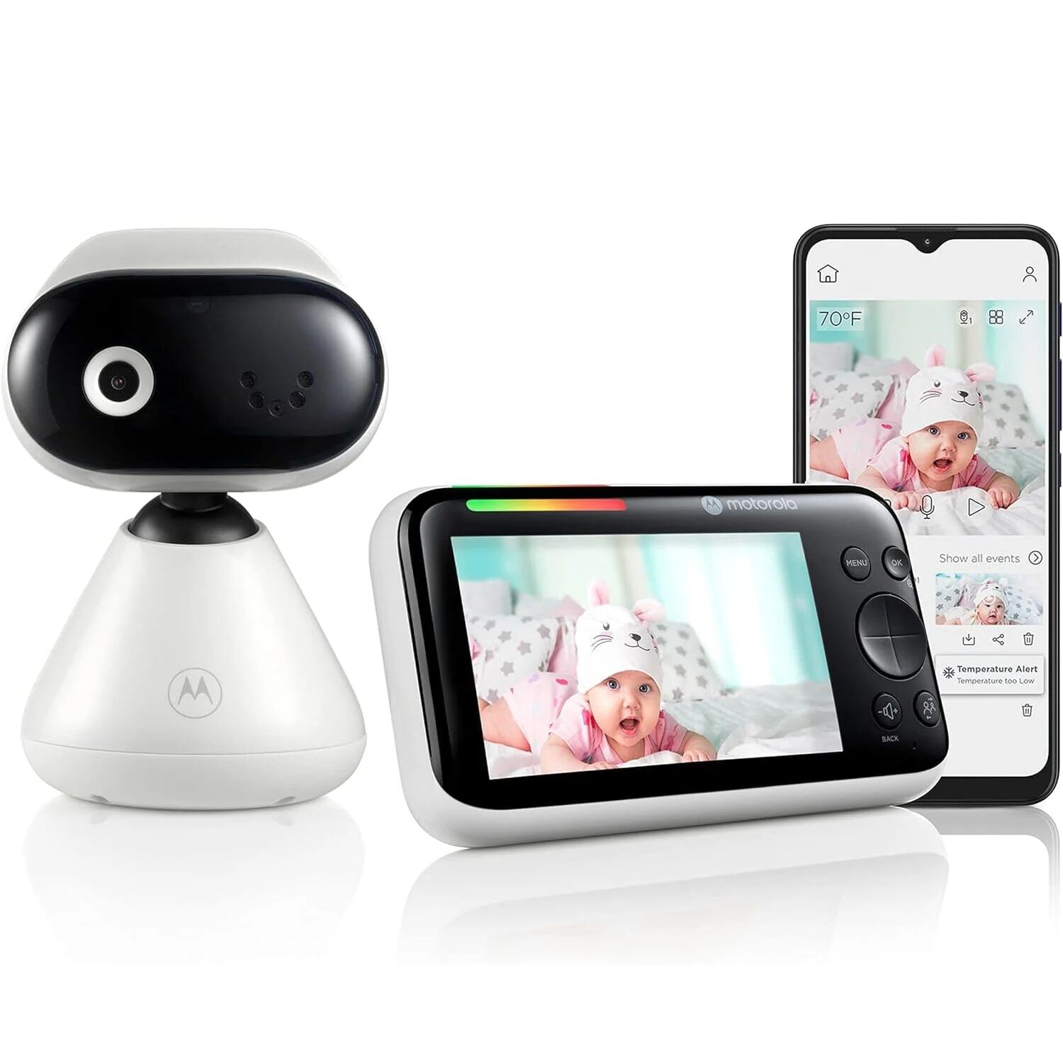 DailySale Motorola Baby Monitor PIP1500 Connect - 5" WiFi Video Baby Monitor with Camera (Refurbished)