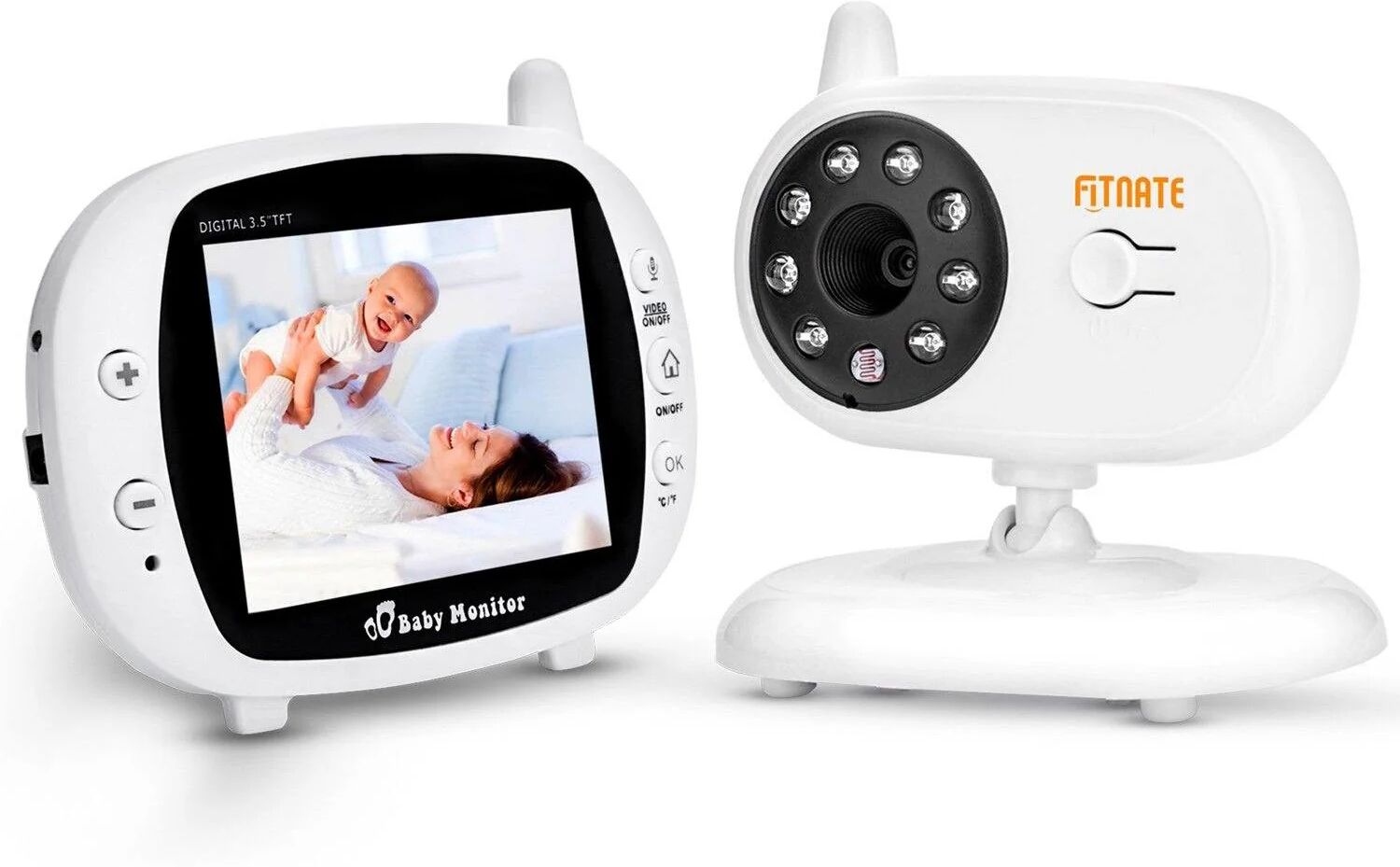 DailySale 3.5" Audio Video Baby Monitor Wireless Digital Camera Night Vision Safety Viewer