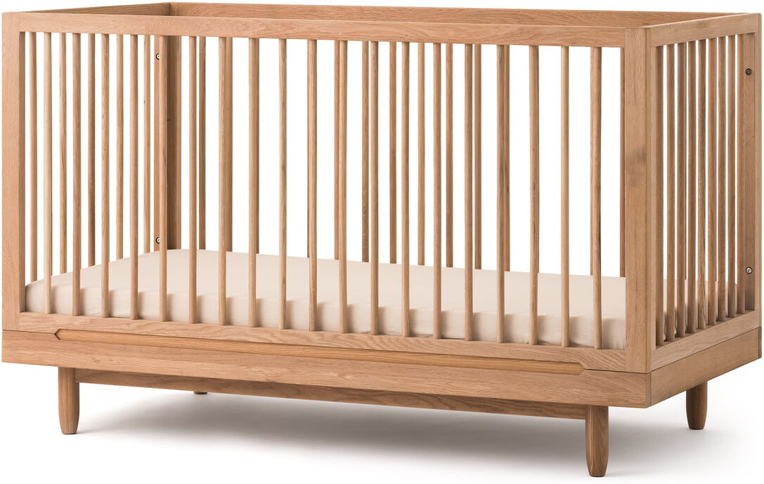 Nobodinoz - Pure Babybett, 70 x 140 cm, Eiche