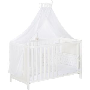 roba® Babybett »Multifunktionsbett mit Beistellfunktion«, (8 tlg.),... weiss