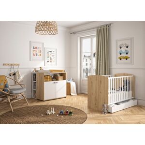 Galipette Babymöbel-Set »Arthur«, (5 St., mit Bett und Bettschublade,... Eiche Artisan