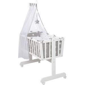 roba® Babybett »Little Stars 4090« grau