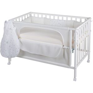 roba® Babybett »Room Bed, safe asleep®, Sternenzauber weiss«, (4 tlg.) weiss