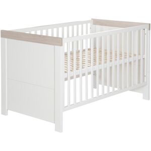 roba® Babybett »Lucy«, Made in Europe weiss/Luna Elm