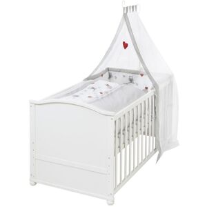 roba® Babybett »Komplettset Adam« weiss