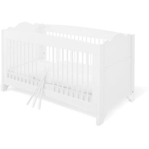 Pinolino® Babybett »Pino«, Made in Europe weiss lasiert