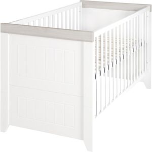 roba® Babybett »Wilma«, Made in Europe weiss/Luna Elm