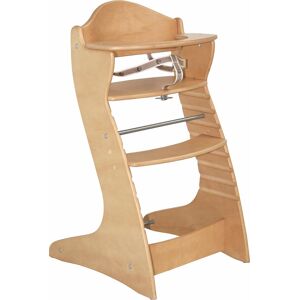 roba® Hochstuhl »Treppenhochstuhl Chair up, natur«, aus Holz natur
