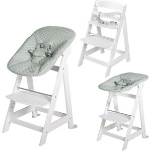 roba® Hochstuhl »Treppenhochstuhl 2-in-1 Set Style, Born Up«, mit... frosty green/weiss Größe