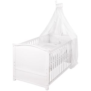 roba® Babybett »Komplett-Set Fox&Bunny 70x140 cm« weiss Größe