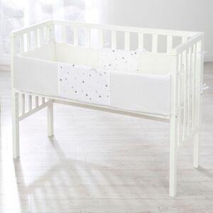 roba® Beistellbett »Safe Asleep® 2in1, weiss, Sternenzauber grau«, mit... weiss Größe