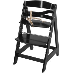 roba® Hochstuhl »Treppenhochstuhl Sit up III, schwarz«, aus Holz schwarz Größe