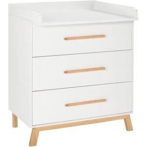 Schardt Wickelkommode »Sienna White«, bis 15 kg, Made in Germany, 90 cm weiss/natur + weiss Größe