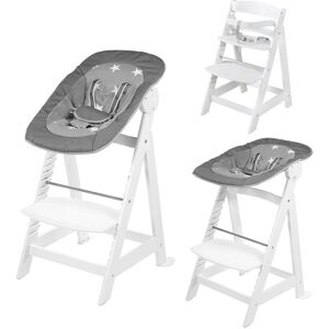 roba® Hochstuhl »2-in-1 Set Born Up, Little Stars«, mit Neugeborenen-Aufsatz weiss Größe