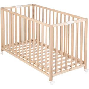 roba® Babybett »Fold Up, buche«, klappbar buche Größe