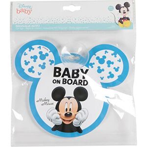 Disney Autosignal Baby an Bord Mickey Mouse Mickey Mouse Saugnapfbefestigung