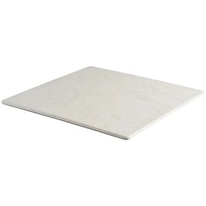 Topalit Tischplatte Finando quadratisch; 70x70 cm (LxB); weiss/marmoriert; quadratisch