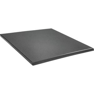 Topalit Tischplatte Topalit quadratisch; 70x70 cm (LxB); graphit; quadratisch