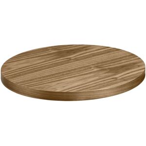 VEGA Tischplatte Sumba rund; 80 cm (Ø); walnuss natur; rund