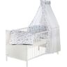 Schardt Babybett »Lenny, Origami Black«, umbaubar zum Juniorbett, mit... weiss