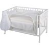 roba® Babybett »Room Bed, safe asleep®, Sternenzauber weiss«, (4 tlg.) weiss Größe