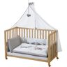 roba® Babybett »Room Bed, Jumbo twins grau«, (6 tlg.) natur Größe