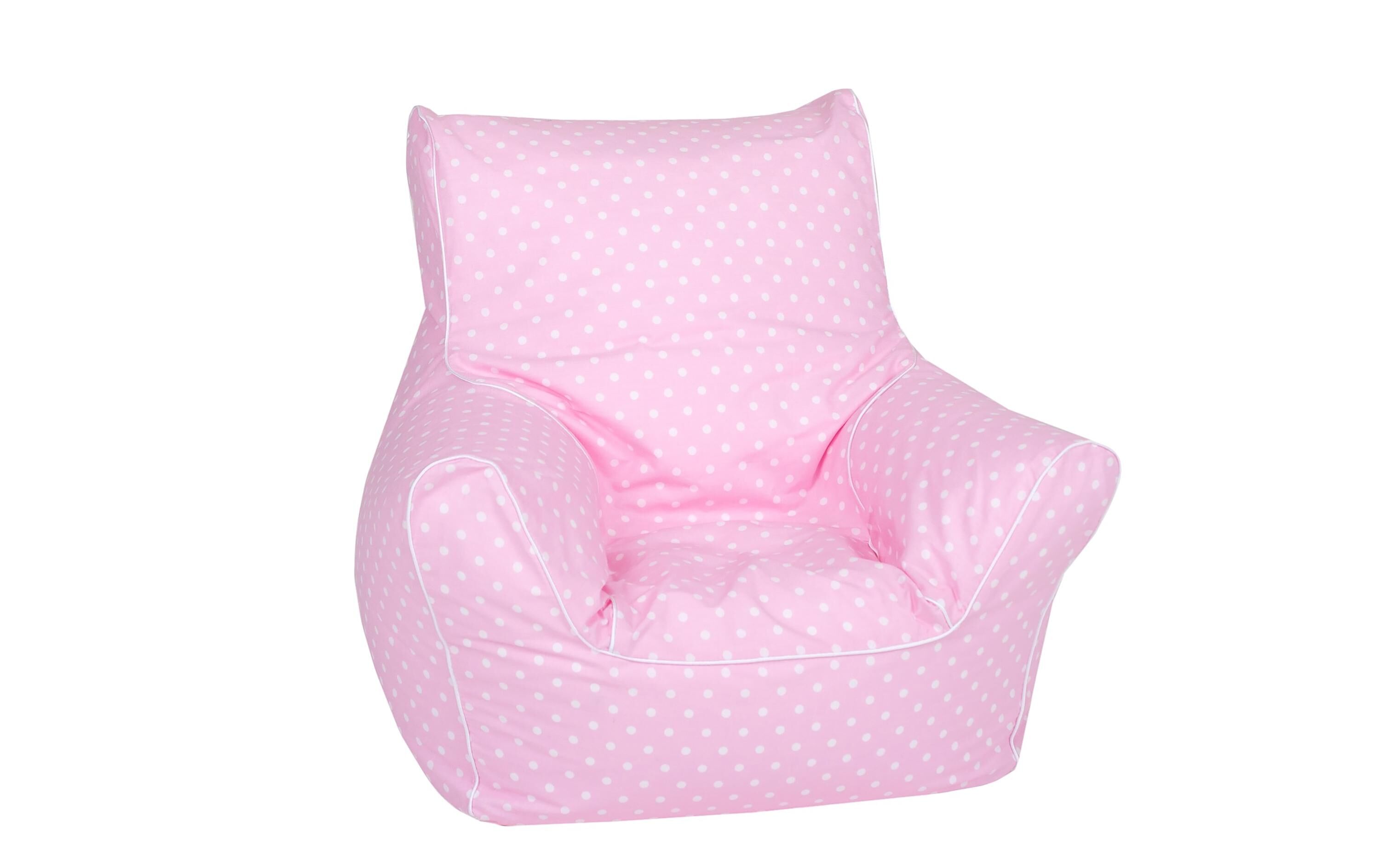 Knorrtoys® Sitzsack »Kindersitzsack - Pink mit weissen Punkten« soft pink
